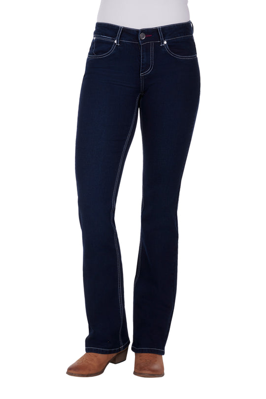 XCP2246494 Wrangler Womens Retro Mae Mid Rise 34" Leg Jeans | Carolina Breakaway