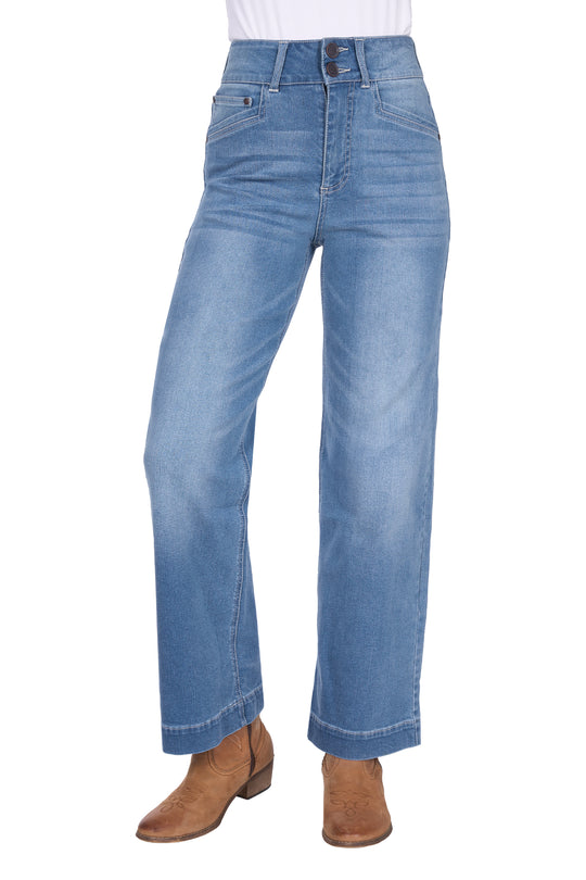 XCP2258580  Women’s Chloe High Rise Wide 30"  Leg Jean | Morning Sky