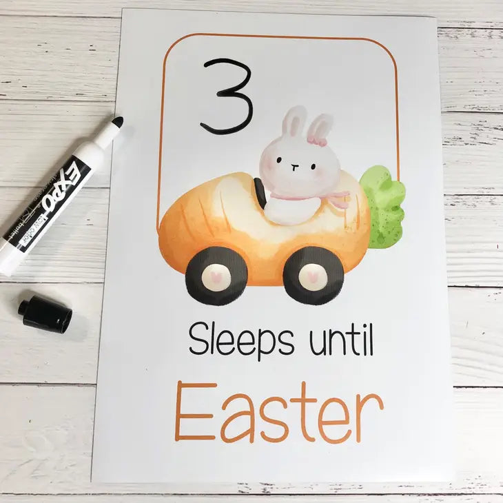 A4M00 Easter Countdown White Board Magnet