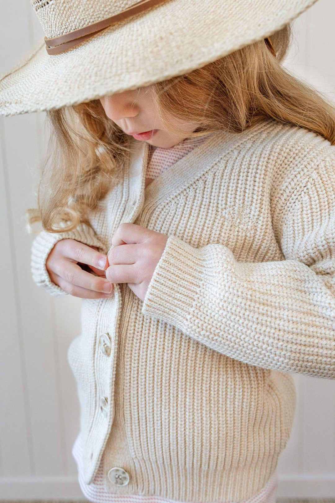 Chunky Knit Cardigan | Oat