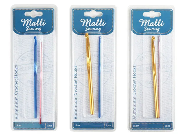SEW309276 Aluminium Crochet Hooks | 2 Pack