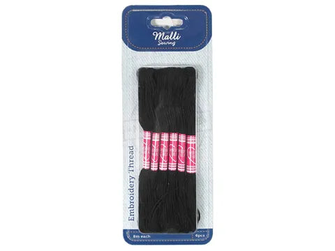 SEW337040 8 Mt Embroidery Thread | Black