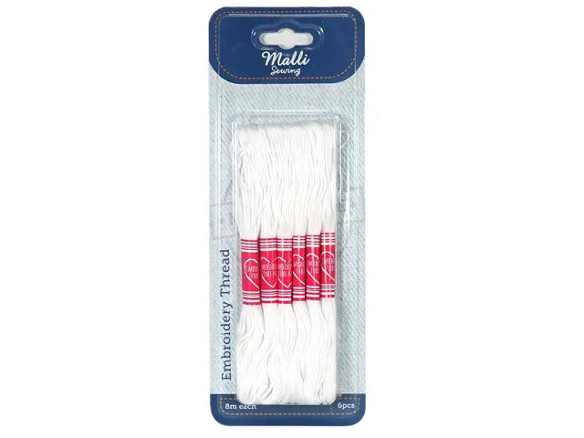 SEW337057 8 Mt Embroidery Thread | White