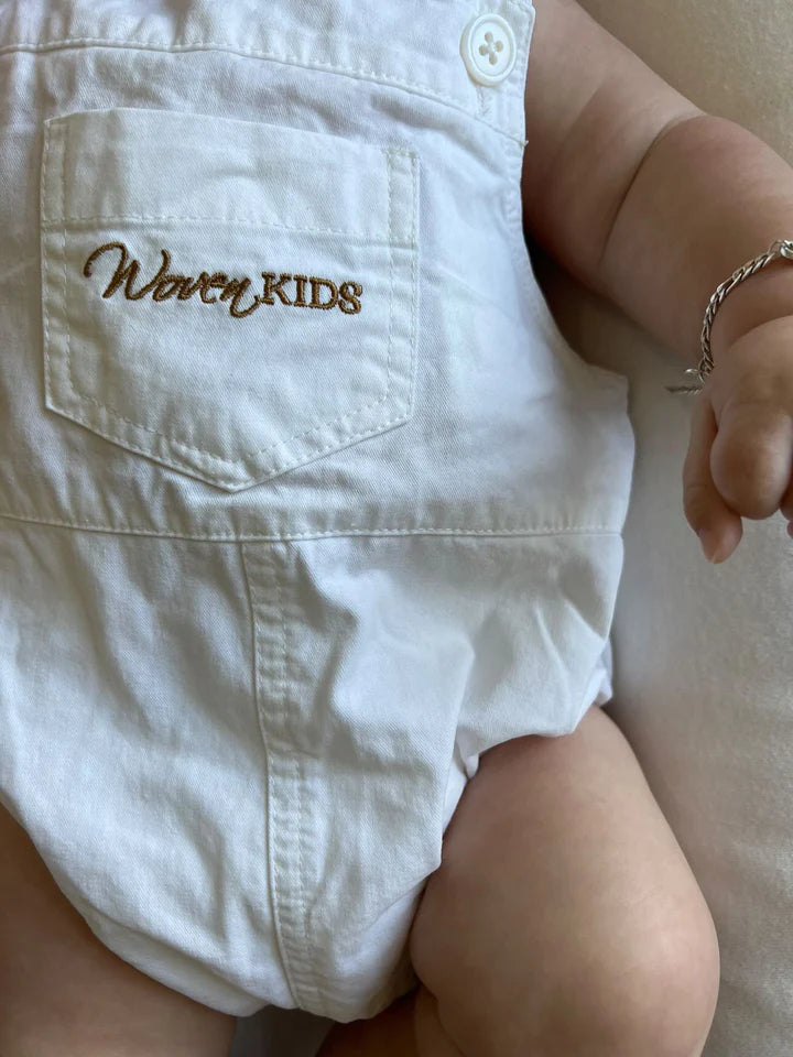 WK1431691 Embroidery Cotton Overalls