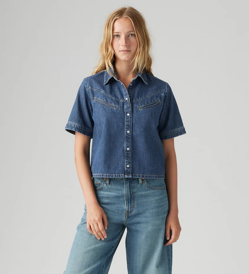 001SL-0001 Levi's Women's Rinoa Camp Shirt