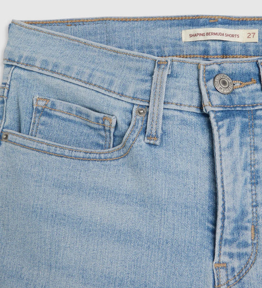 001VE-0003 Levi's® Women's Shaping Bermuda Shorts | Double Duty