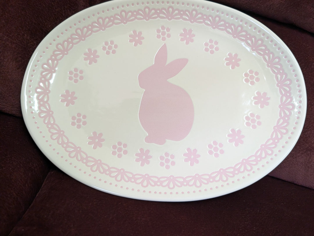 1432050 Easter Ceramic Platter