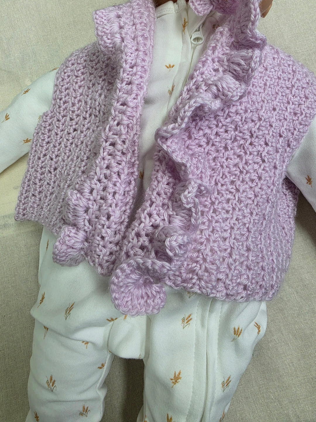 1432163 HVC Crocheted Flutter Vest