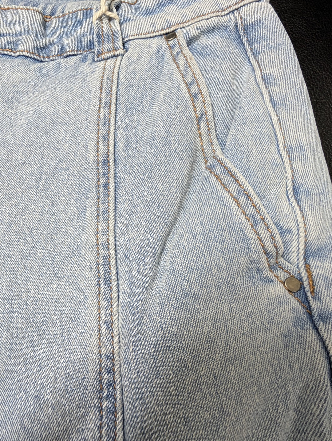 C1555S25 Cloth + Paper + Scissors Wide Leg Seam Jean