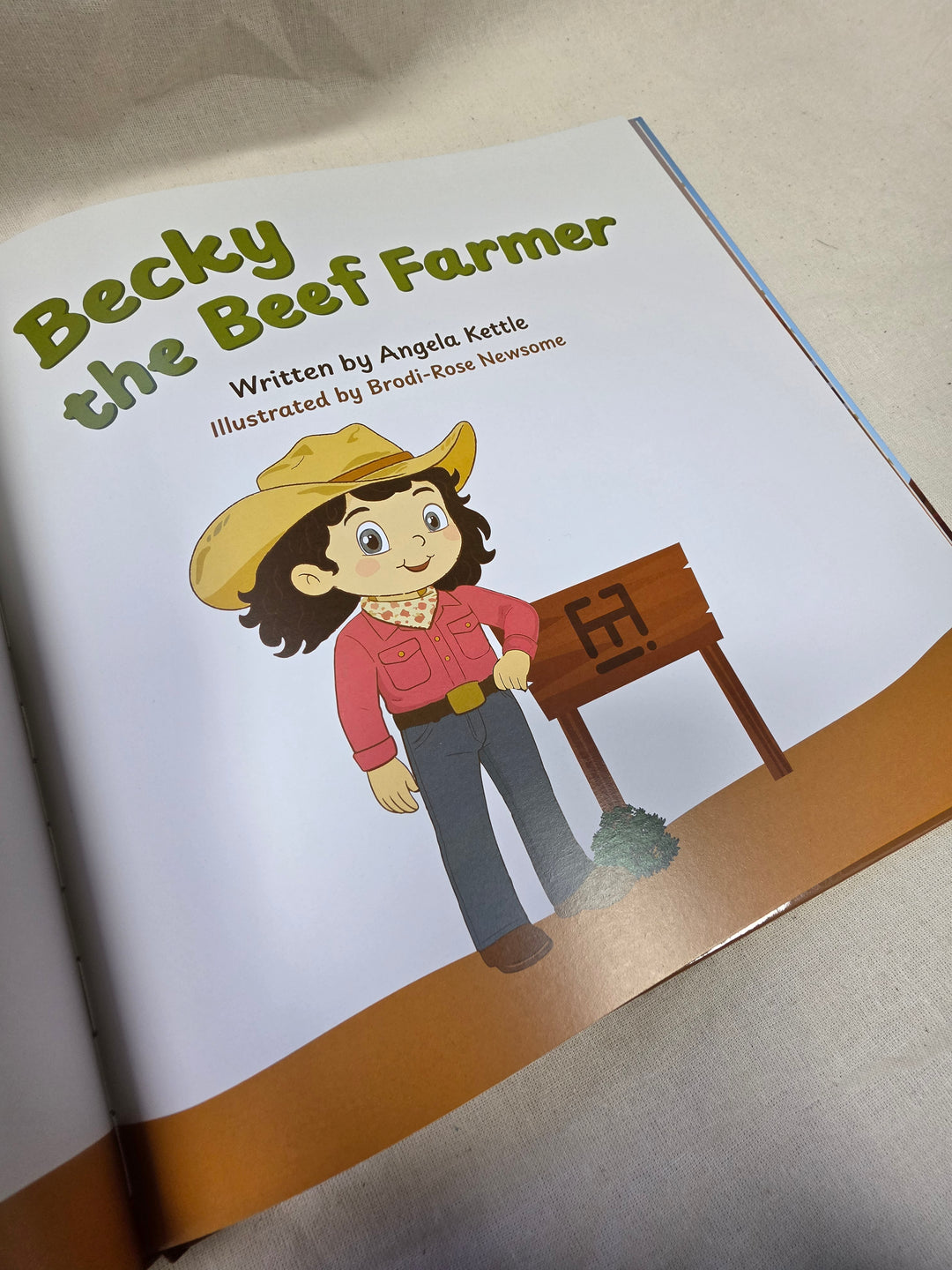 'Becky The Beef Farmer' Story Book