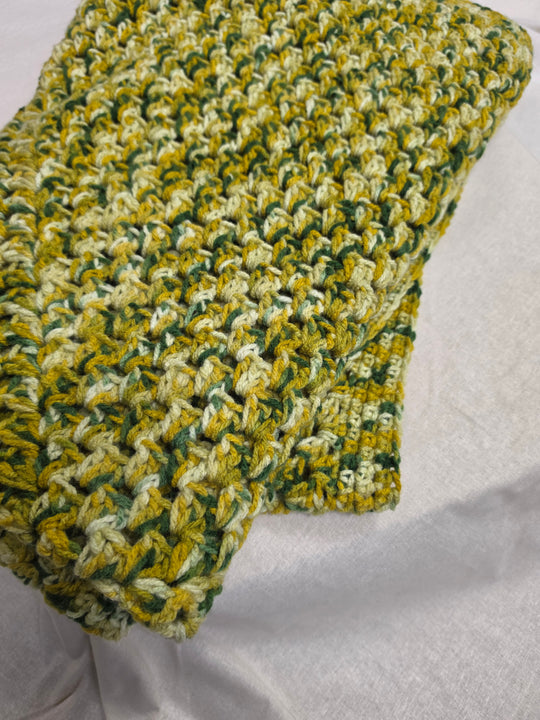 1432171 HVC Crocheted Blanket | Golden Wattle