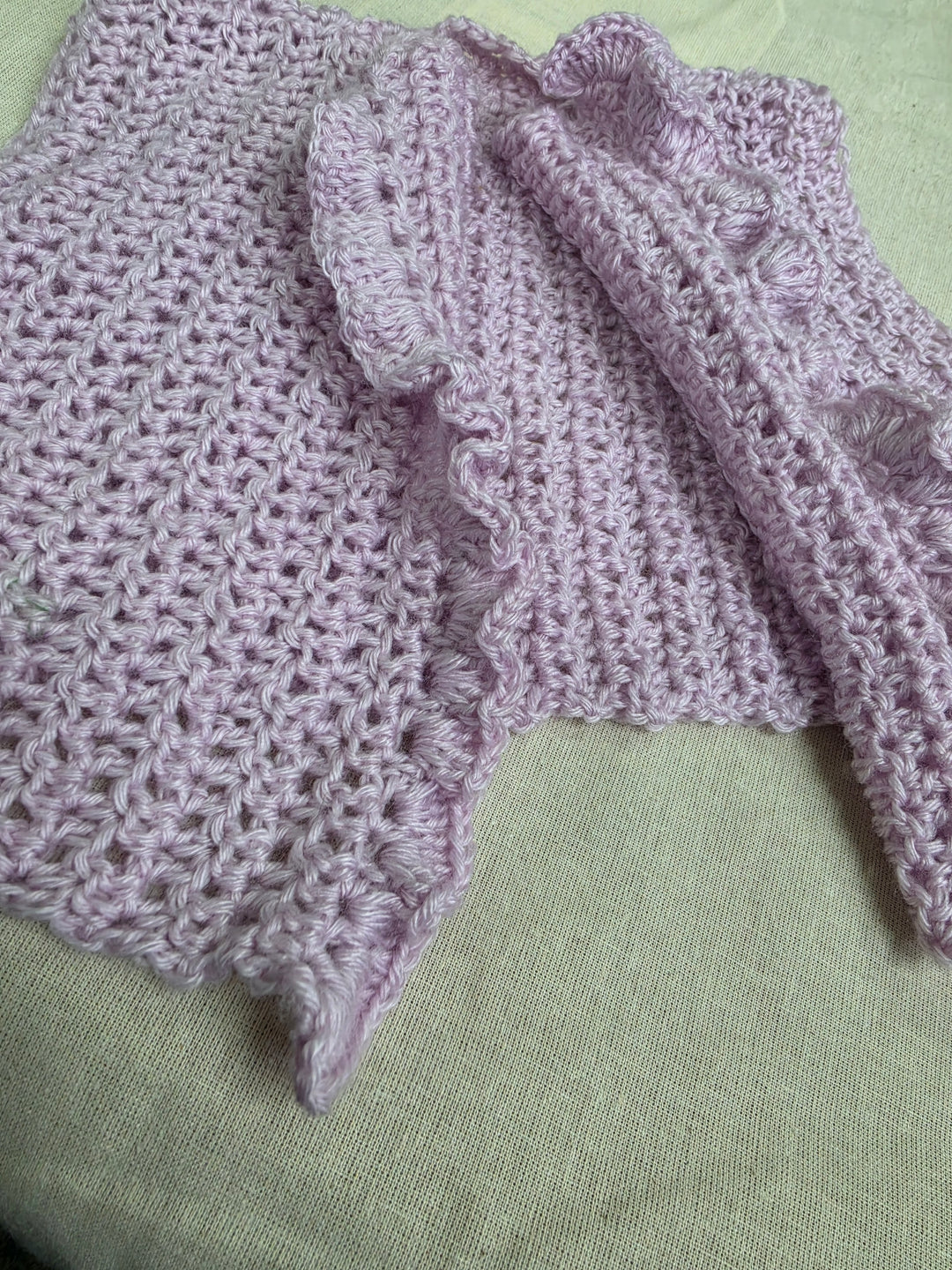 1432163 HVC Crocheted Flutter Vest