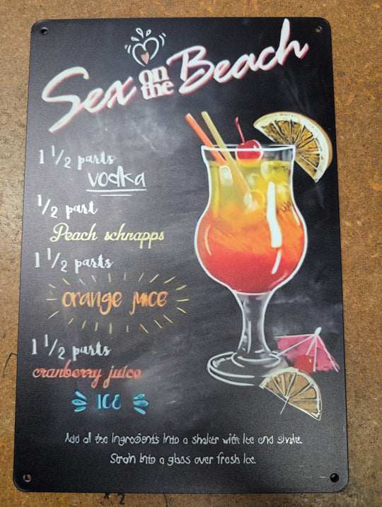 1431992 Metal Sign "Cocktail Hour"