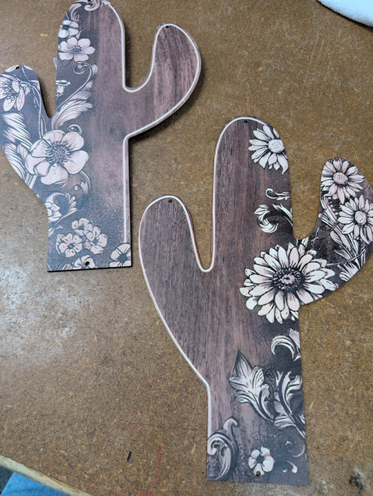 1432000 Decorative Timber sign "Cactus"