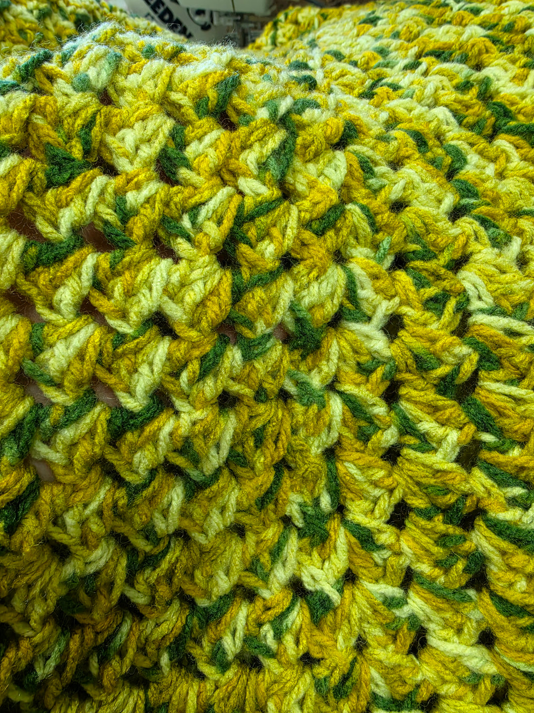 1432171 HVC Crocheted Blanket | Golden Wattle