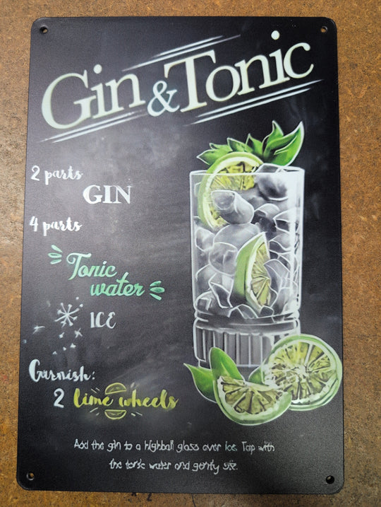 1431992 Metal Sign "Cocktail Hour"