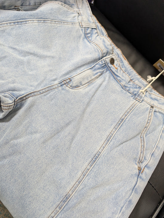 C1555S25 Cloth + Paper + Scissors Wide Leg Seam Jean