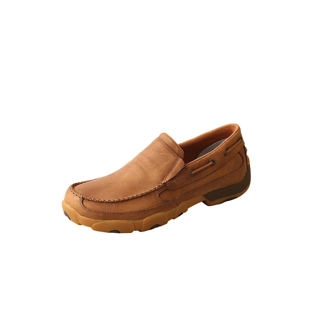 TCMDM5003 Mens Casual Driving Moc Slip On | Tan
