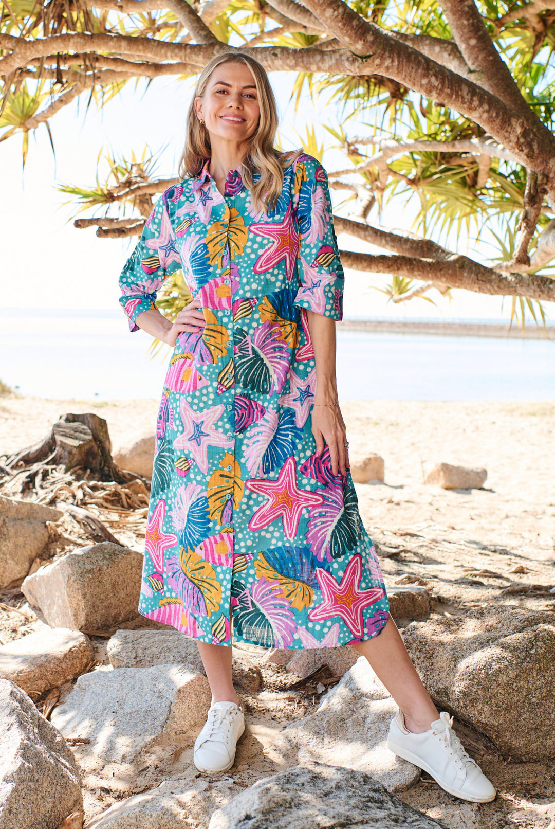 DW94J Sofia Shirt Dress | Starfish 2