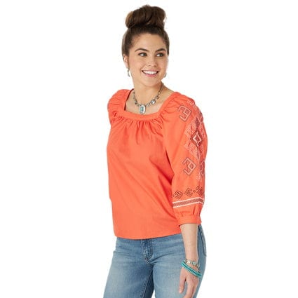 LW5016O Q Wmns Retro Punchy Top | Coral