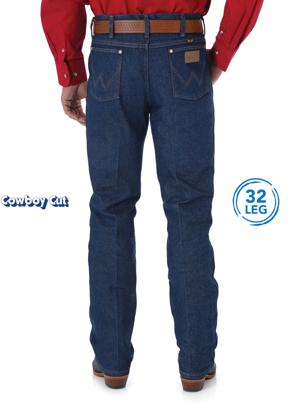 0936DEN32 Mens Cowboy Cut Slim Fit Jean | 32 Leg