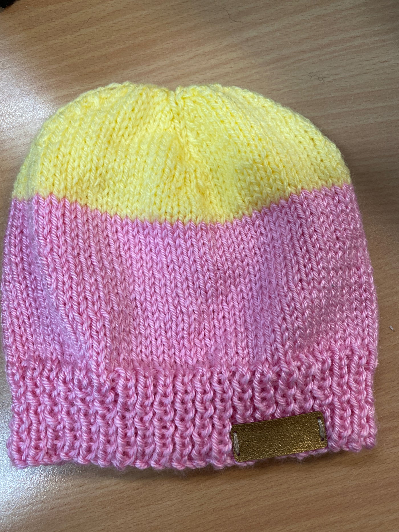 Baby Hat | Pink/Yellow