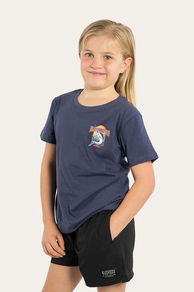 321038RW Kids Classic Fit Tee | Washed Navy