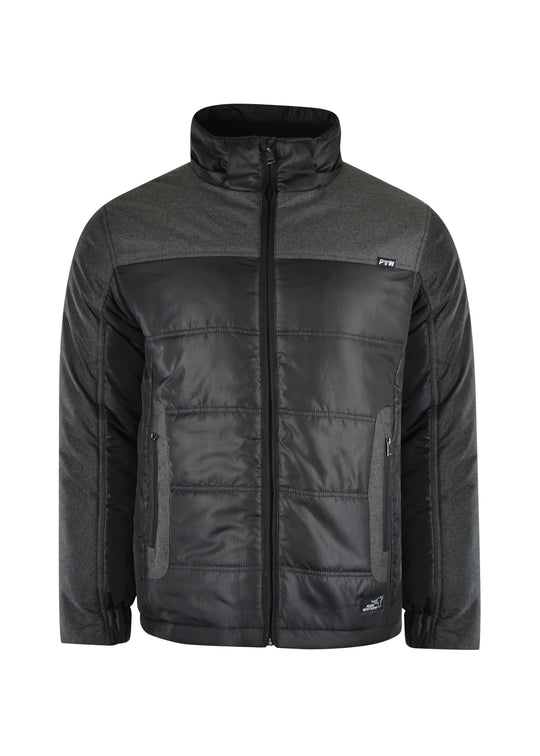 P1W1703404 Usher Puffer Jacket | Charcoal Black