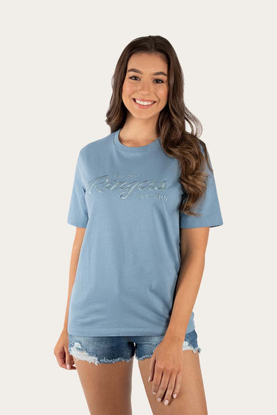 221002RW Columbia Womens Embroidered Logo Loose Fit Tee