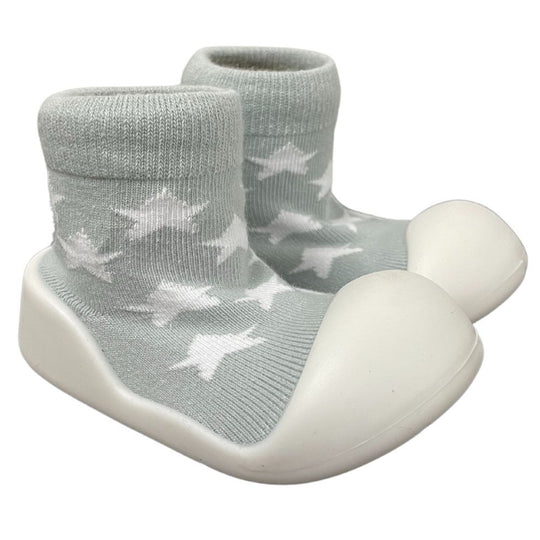 SRSSTG Rubber Soled Socks | Star Grey