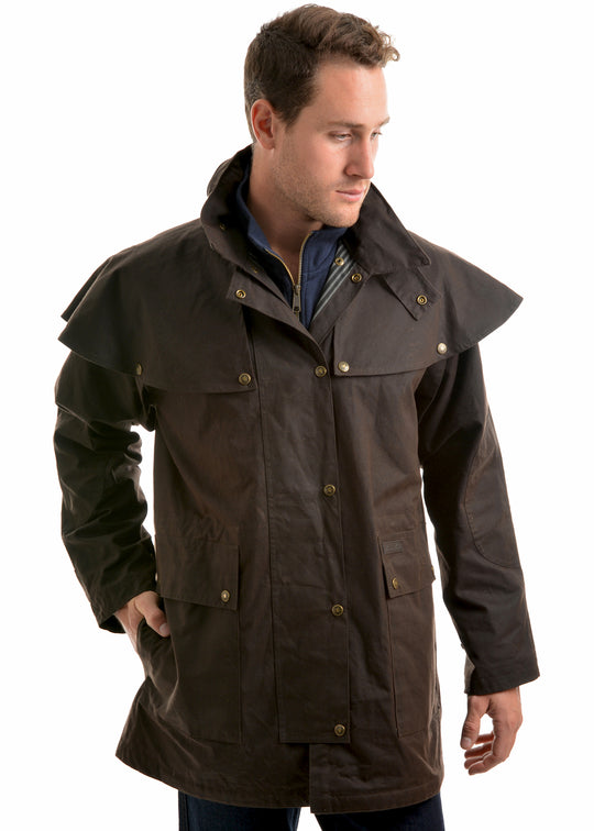 TCP1731408 High Country Prof Oilskin Short Coat I Rustic Mulch
