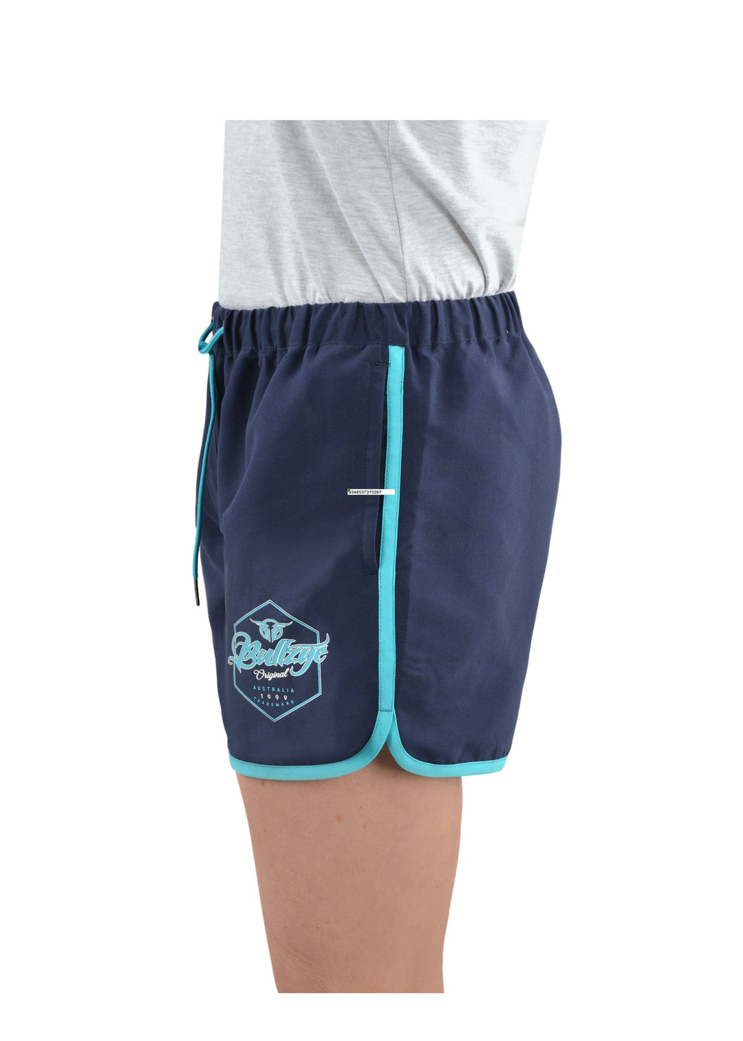 BULLZYE BOARDSHORTS B1S2301097 Womens Classic Board Short | Navy/Aqua