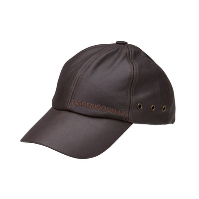 DIDGERIDOONAS COOLER BAG Brown D.LC-BK Leather Cap