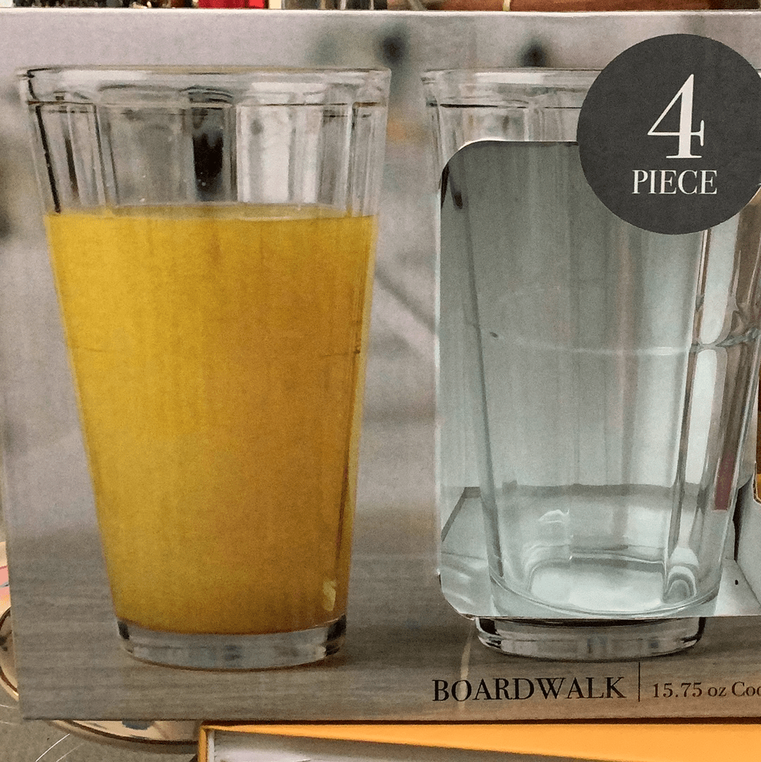 Hidden Valley Clothing 4 Piece Boardwalk Glass Set