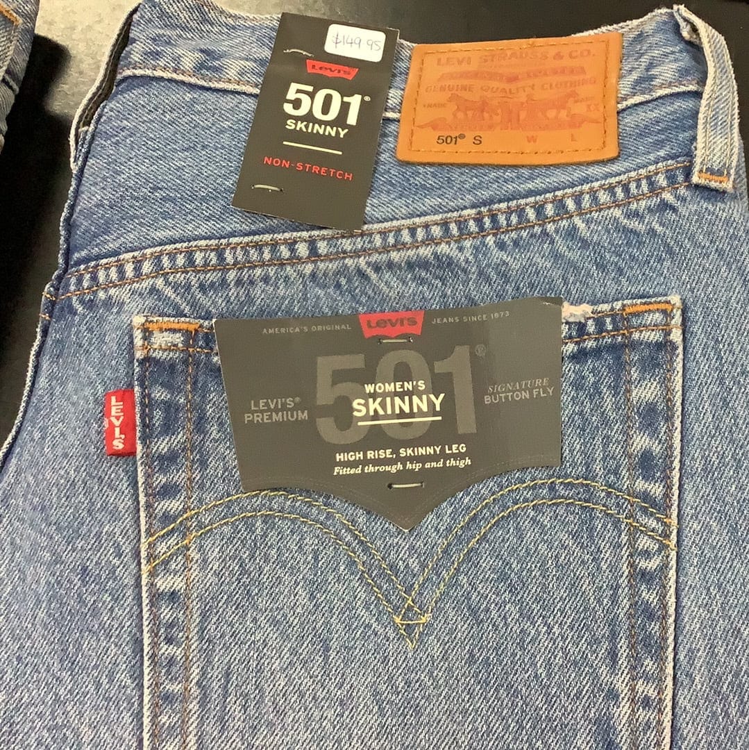 LEVIS JEANS 501 Skinny | Light Wash