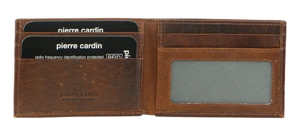 PC2812/83 Pierre Cardin Rustic Leather Mens Bi-Fold Wallet