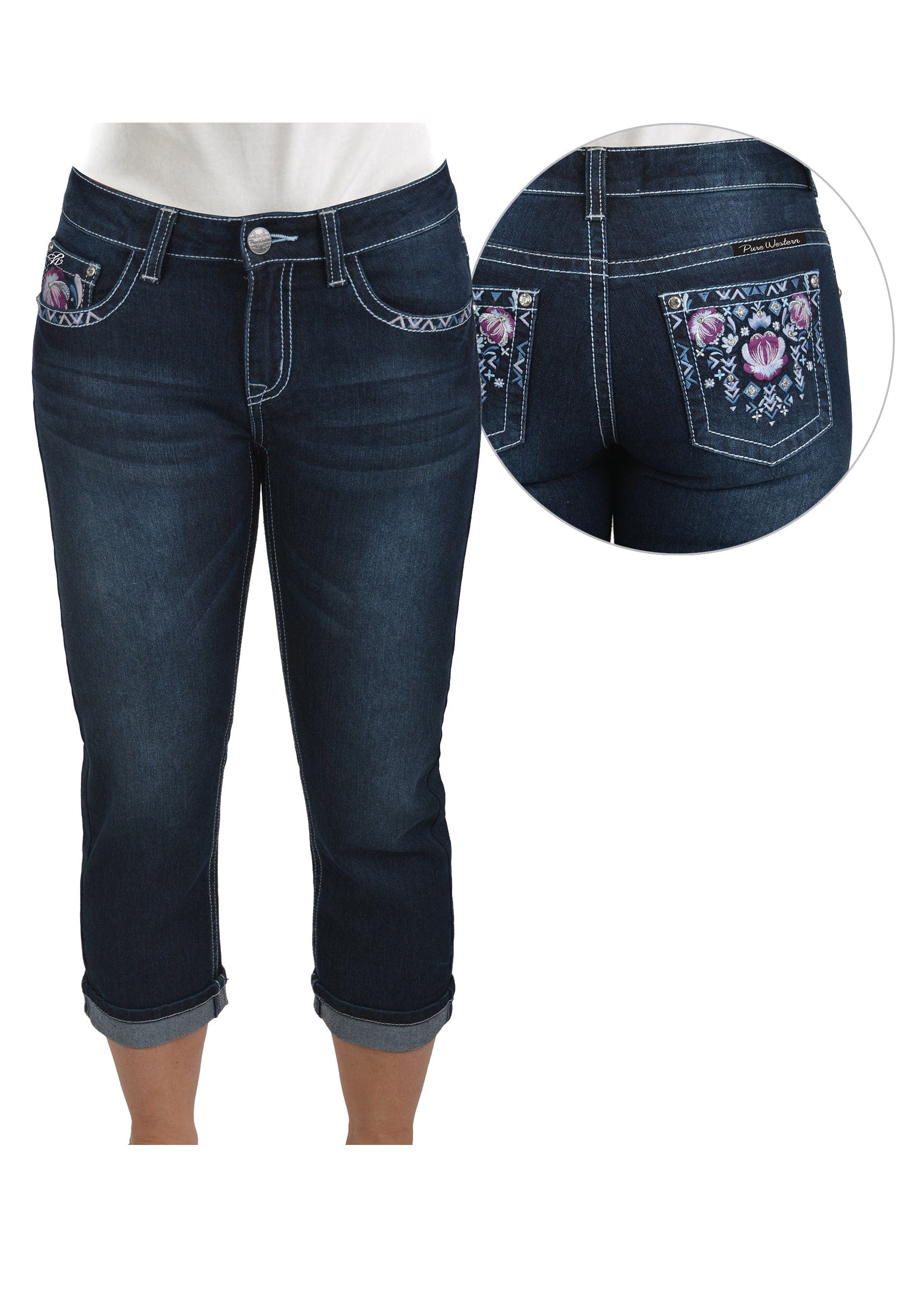 PURE WESTERN JEANS PCP2209380 Leah Capri