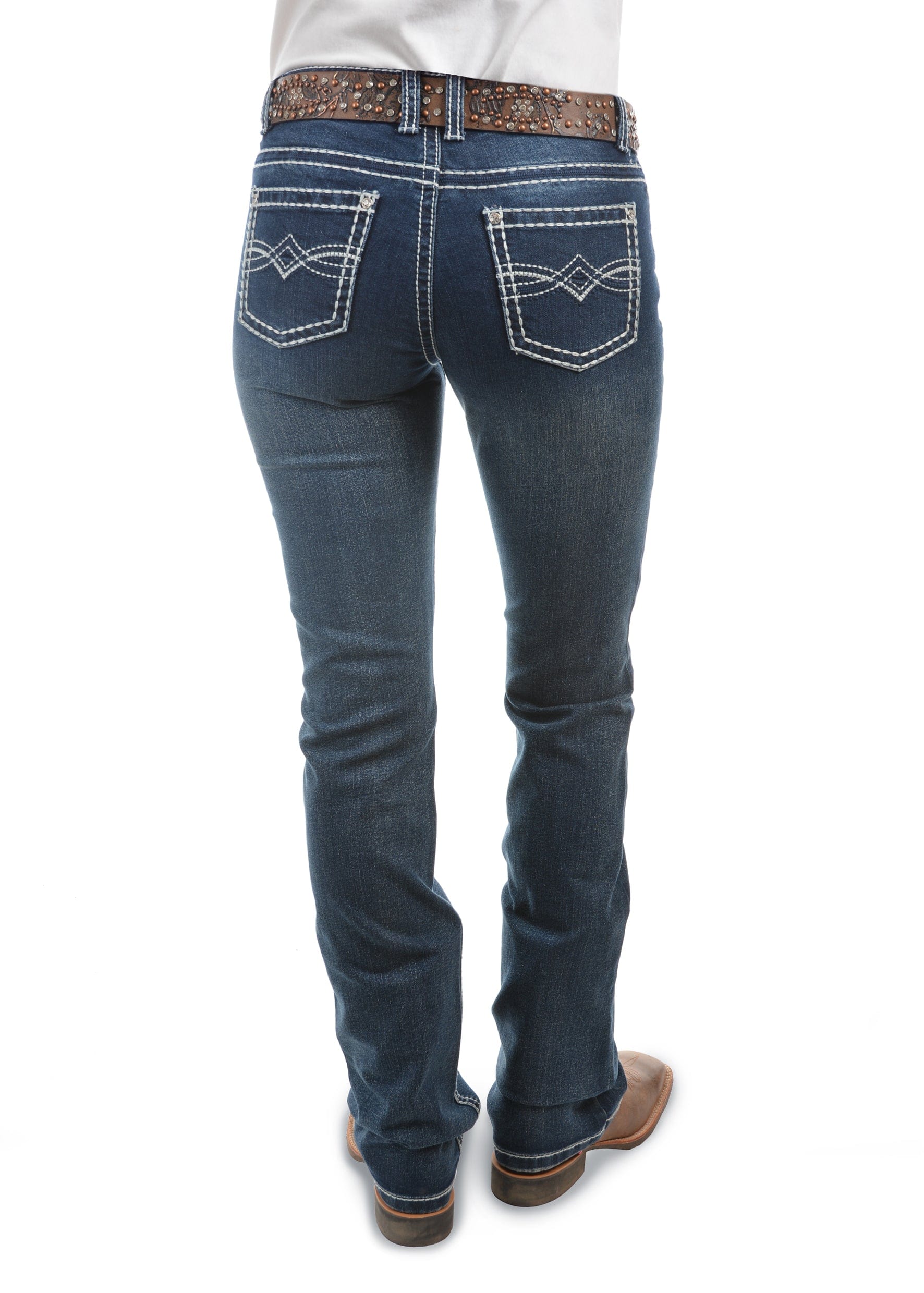 PURE WESTERN JEANS PCP2210129 Women's Dakota Relaxed Rider Jean