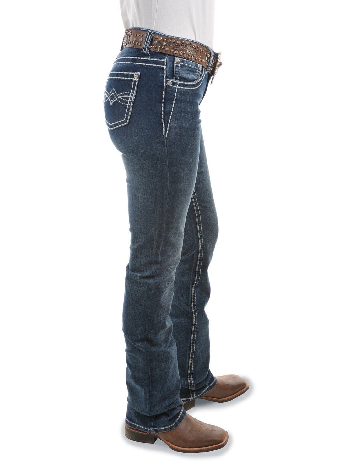 PURE WESTERN JEANS PCP2210129 Women's Dakota Relaxed Rider Jean