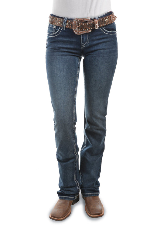 PURE WESTERN JEANS PCP2210129 Women's Dakota Relaxed Rider Jean