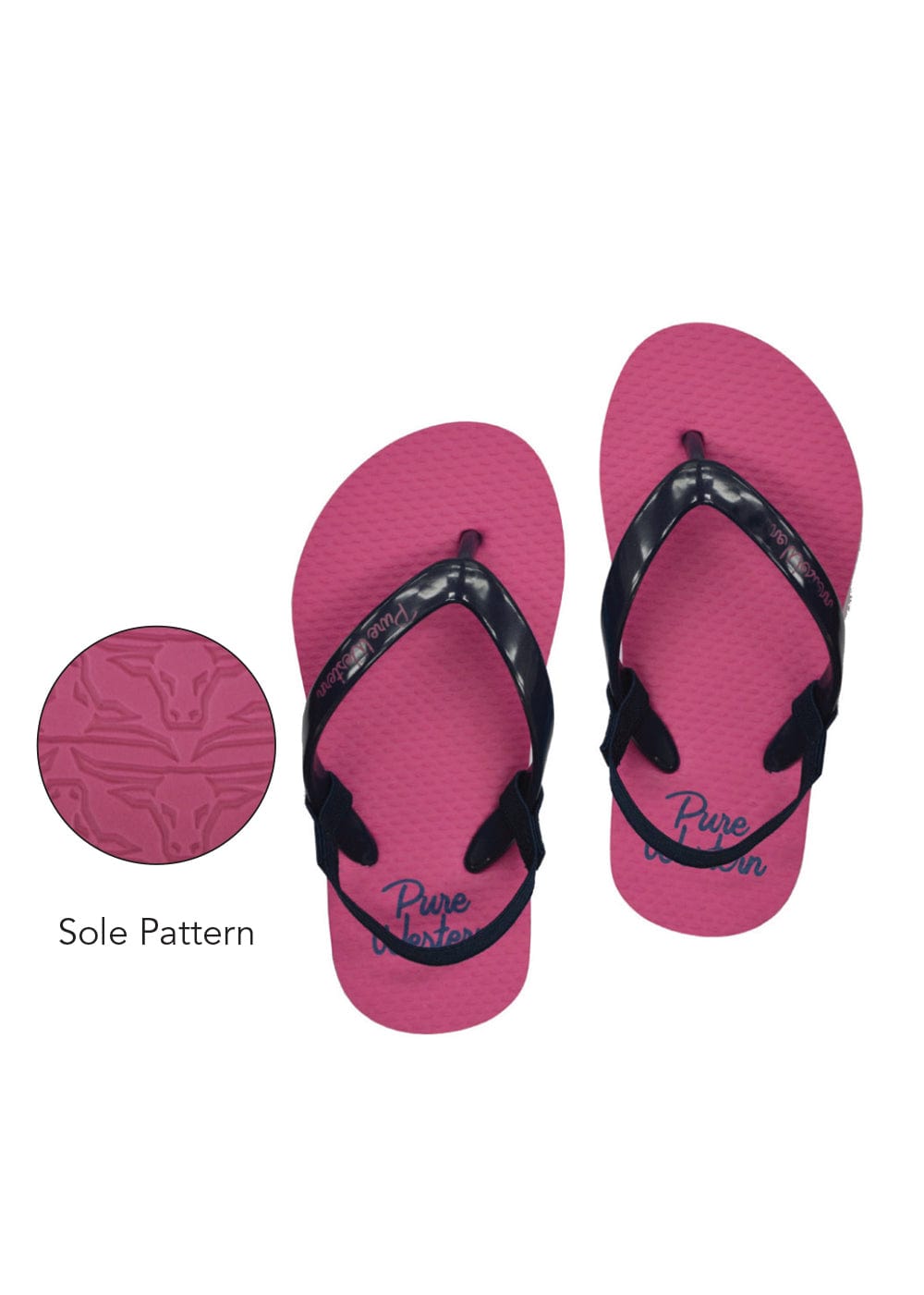PURE WESTERN THONGS PCP7802THG Cody Thong | Pink