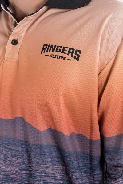 RINGERS WESTERN FISHING SHIRT 421124RW Rig Unisex Fishing Jersey | Orange