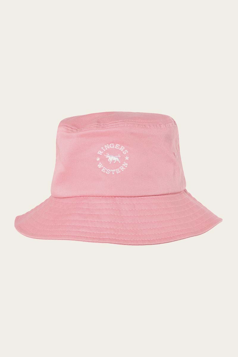 RINGERS WESTERN Hats 420256RW Short Kids Bucket Hat | Pink