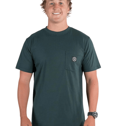 RINGERS WESTERN Shirts & Tops Forest Green / XS 121078RW Southbridge Mens Classic Fit Pocket Tee