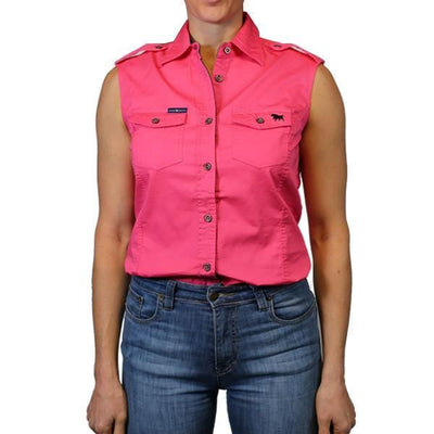 RINGERS WESTERN WORK SHIRTS Pentecost River Womens Sleeveless Work Shirt | Multiple Colours