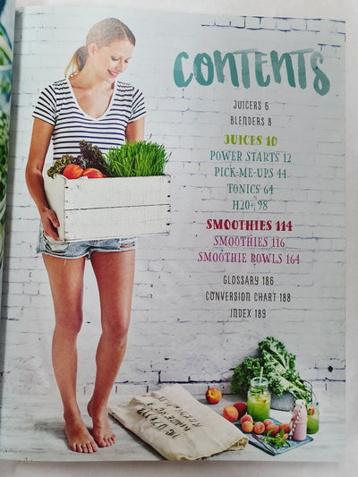 THE AUSTRALIAN WOMEN'S WEEKLY HOMEWARES Juices and Smoothies Recipie Book