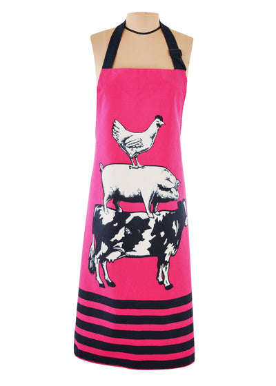 THOMAS COOK BOOTS AND CLOTHING APRON Animal Pyramid TCP2920130 Farm Friends Apron