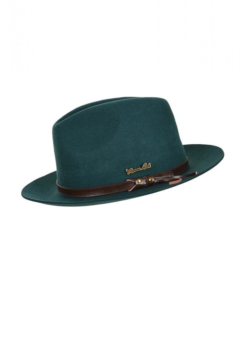 THOMAS COOK BOOTS AND CLOTHING HAT TCP1916002 Jagger Wool Felt Hat | Teal