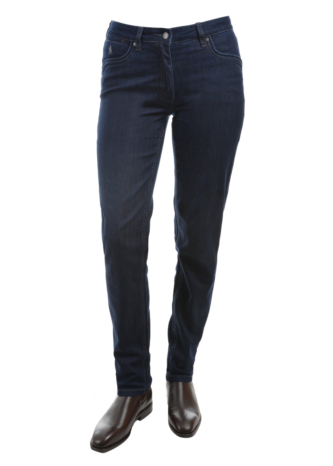 THOMAS COOK BOOTS AND CLOTHING JEANS TCP2215070 Lynda Slim Leg Wonder Jeans | Dark Blue Denim