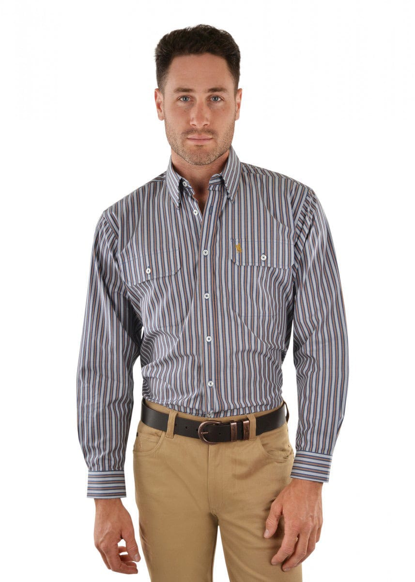 THOMAS COOK BOOTS AND CLOTHING LONG SHIRT T1S1115019 Loudon 2 Pocket L/S Shirt